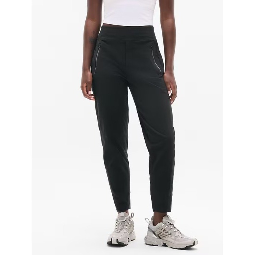 Athleta Trekkie North Jogger Pants Black Women‎ Size 4 Hiking Travel Lightweight
